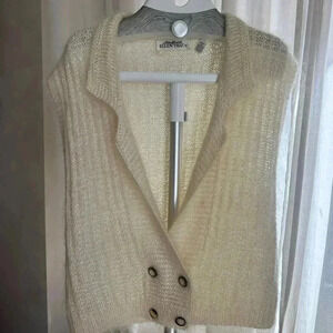 Vintage Ellen Tracy Vest Mohair Blend Size M